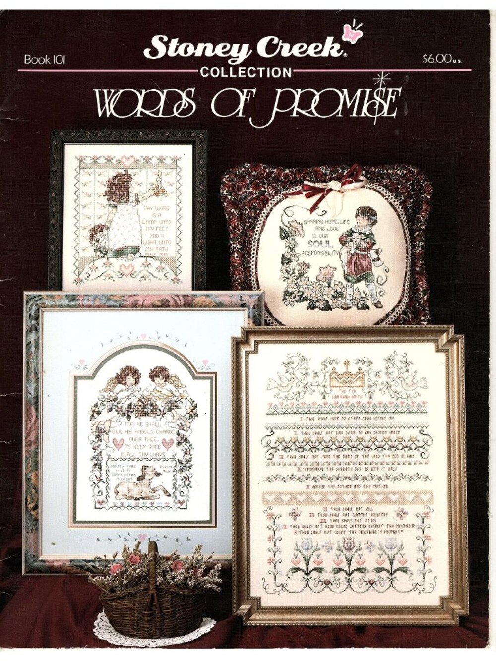 Stoney Creek Collection "Words Of Promise" Cross Stitch Pattern Book
